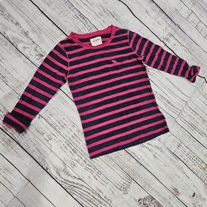 Abercrombie & Fitch Pink Shirt Girls Size S Long Sleeves